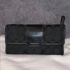 Coach Trifold “Checkbook” Wallet
